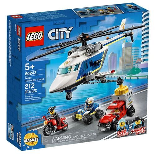 Lego City Perseguição Policial De Helicóptero - Lego