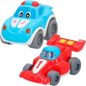 Cb Toys Carros Conjunto de 2 Carros Interativos para Bebés