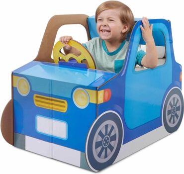 Concentra Brinquedo de Montar Pop 2 Play Carro Azul (Idade Mínima: 2 anos - 58x48x81cm)