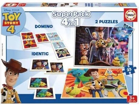 Educa Borras(M) Puzzles e Jogos de Tabuleiro EDUCA BORRAS Toy Story 4 (Idade Mínima: 3 Anos - 25 Peças)