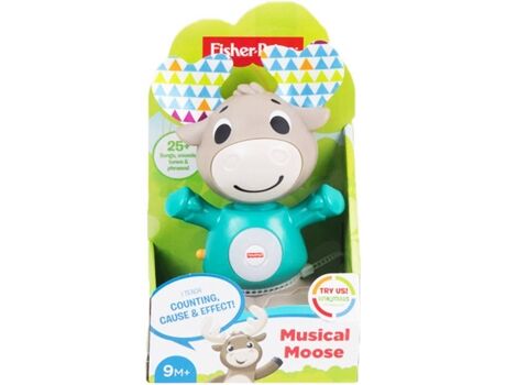 Fisher Price Brinquedo Musical FISHER-PRICE Linkimals Alce (9 meses)