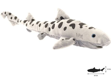 All About Nature Peluche WILD PLANET Tubarão Leopardo (50 x 10 x 10 cm - Poliéster)