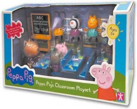 Bandai Bonecos Porca Peppa na Escola com os Amigos