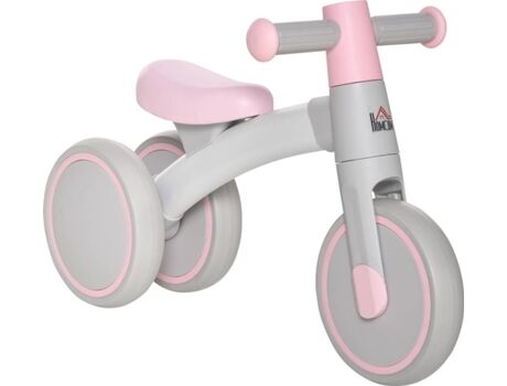 Homcom Bicicleta Sem Pedais com 3 Rodas rosa