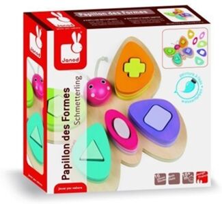 Janod Puzzle Educativo Wood Butterfly