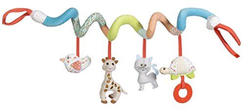 Sophie la girafe Aktivitetsspiral babyleksak för barnvagnar, spjälsängar och bilstolar
