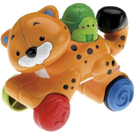 Fisher-Price Toy Amazing Animals Press and Go Cheetah Baby Toddler 6-36 Months