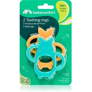 Bebeconfort 2 Teething Rings chew toy 3 m+ 2 pc