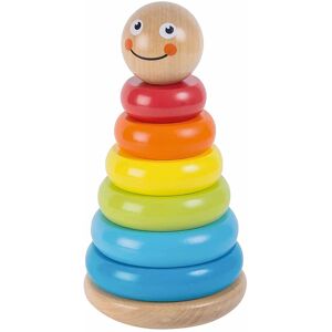 Jouéco Stocking Tower stacking rings wooden 12 m+ 1 pc