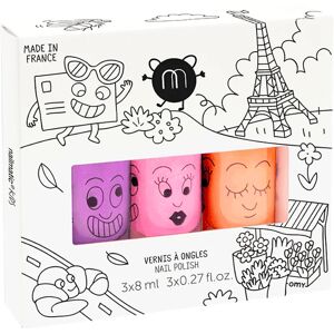 Nailmatic Kids nail polish set Marshi, Dolly, Flamingo(for children)