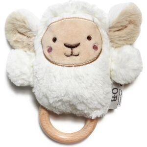 O.B Designs Bunny Soft Rattle Toy stuffed toy with rattle White 3m+ 1 pc