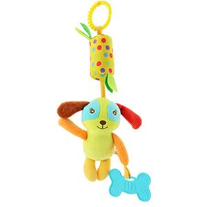 Uposao Baby Pram Toy 6 Months Motor Skills Toy for Hanging Soft Plush Toy with Bell Cot Car Seat Rattle Baby Toy Newborn Birthday Gifts Dog