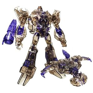 CHENHH Transparent Diablo Megatron deformation mobile toy action doll, deformation toy King Kong robot, children's toys Aged 15 and above. The height of the toy is 8 inches.