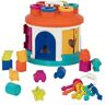 Battat  Shape Sorter House  Color and Shape Sorting Toy with 6 Keys and 12 Shape