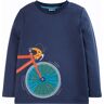 Frugi Indigo Bike Quest Applique Top