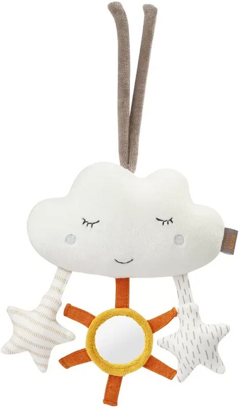 BABY FEHN fehnNATUR Mobile Cloud contrast hanging toy with mirror 1 pc