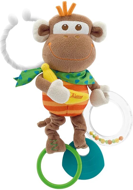 Chicco Baby Senses Monkey chew toy with rattle 1 pc