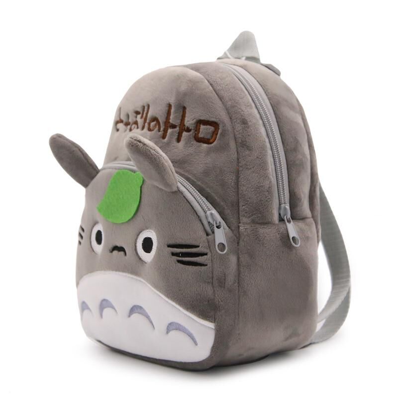 Global Toy Baby Kindergarten Cartoon School Bags Cute Totoro Plush Backpacks For Kindergarten Boys Girls Lovely Candy Bag toys