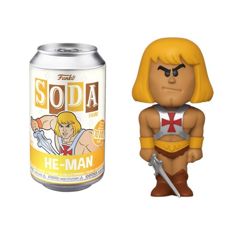 Vinyl Soda Masters Of The Universe He-Man Vinyl Soda Figure in Collector Can