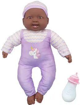 Grandex 20-Inch Soft Lovely Baby Doll Dressed in Purple