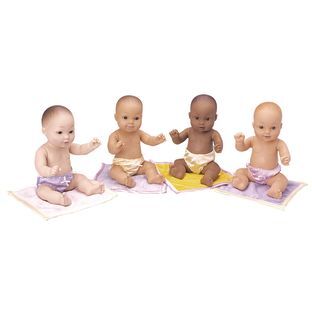 Discount School Supply Tender Touch Baby Dolls  Set of All 4 by Discount School Supply