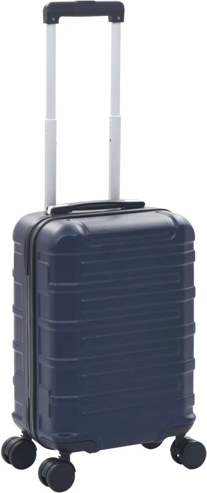 vidaXL Valise rigide Bleu marine ABS