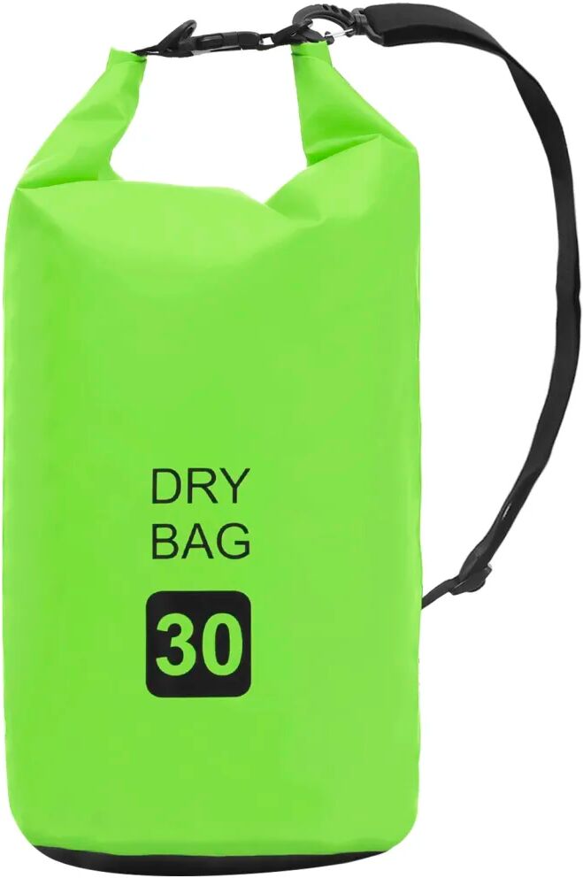 vidaXL Sac sec Vert 30 L PVC