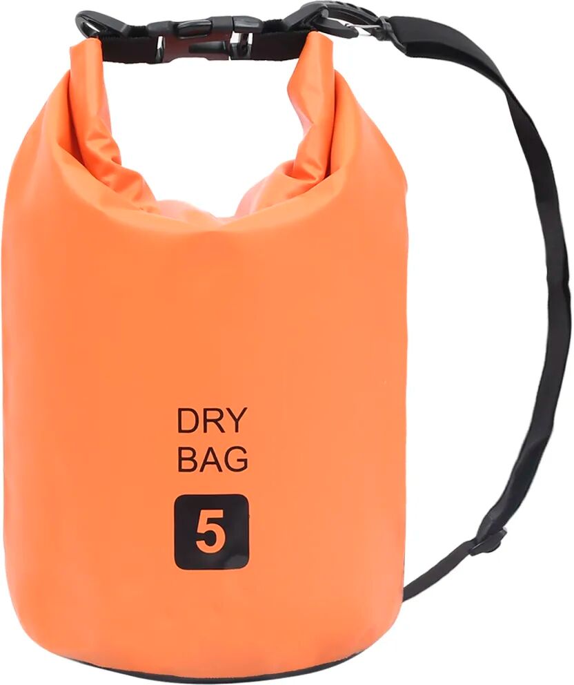 vidaXL Sac sec Orange 5 L PVC