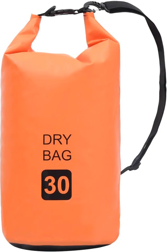 vidaXL Sac sec Orange 30 L PVC