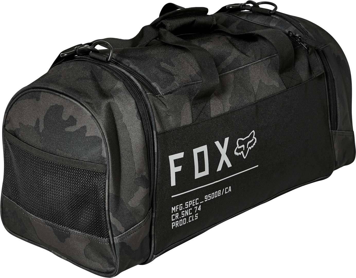 FOX 180 Duffle Camo Sac d’équipement Noir Gris 31-40l