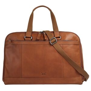 Sansibar Reisetasche, echt Leder cognac  B/H/T: 50 cm x 33 cm x 20 cm   onesize