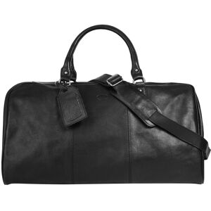 Piké Reisetasche, echt Leder, Made in Italy schwarz  B/H/T: 54 cm x 26 cm x 25 cm   onesize