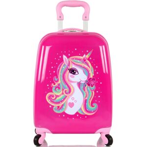 Heys Kinderkoffer »Einhorn, Rosa«, 4 Rollen, Kindertrolley Handgepäck-Koffer... Pink  B/H/T: 31 cm x 46 cm x 23 cm   26 l