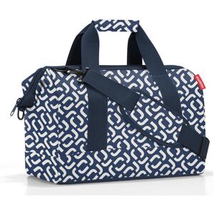 REISENTHEL® Schultertasche »Allrounder M Rhombus«, (1 tlg.) blau  B/H/T: 40 cm x 33,5 cm x 24 cm