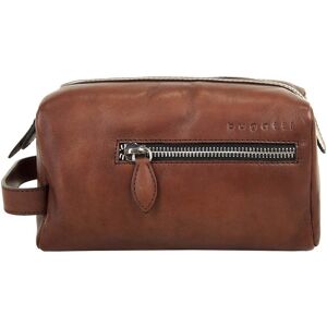 Bugatti Kulturbeutel »DOMUS«, echt Leder cognac  B/H/T: 23 cm x 13 cm x 12 cm   onesize