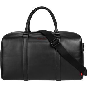 Bugatti Reisetasche »CLARK«, echt Leder schwarz  B/H/T: 46 cm x 25 cm x 25 cm   onesize