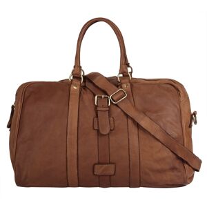 forty° Reisetasche, echt Leder, Made in Italy cognac  B/H/T: 53 cm x 30 cm x 20 cm   onesize