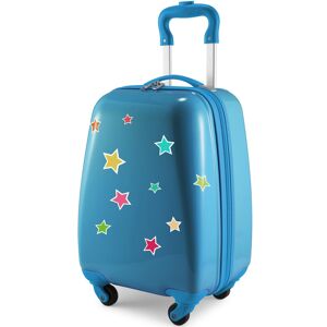 Hauptstadtkoffer Kinderkoffer »For Kids, Sterne«, 4 Rollen, Kinderreisegepäck... Cyanblau/Sterne  B/H/T: 30 cm x 47 cm x 22 cm   24 l