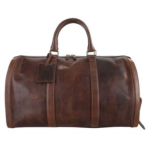 X-Zone Reisetasche, echt Leder cognac Größe B/H/T: 55 cm x 32 cm x 30 cm   onesize