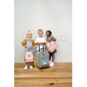 LÄSSIG Kinderkoffer »Adventure Bus«, 2 Rollen Braun, Gelb, Grau Größe B/H/T: 29,5 cm x 46 cm x 19,5 cm