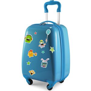 Hauptstadtkoffer Kinderkoffer »For Kids, Monster«, 4 Rollen,... Cyanblau/Monster Größe B/H/T: 30 cm x 47 cm x 22 cm   24 l