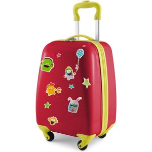 Hauptstadtkoffer Kinderkoffer »For Kids, Monster«, 4 Rollen,... Rot/Monster Größe B/H/T: 30 cm x 47 cm x 22 cm   24 l