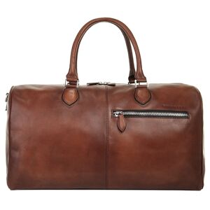 Bugatti Reisetasche »DOMUS«, echt Leder cognac Größe B/H/T: 47 cm x 32 cm x 23 cm   onesize