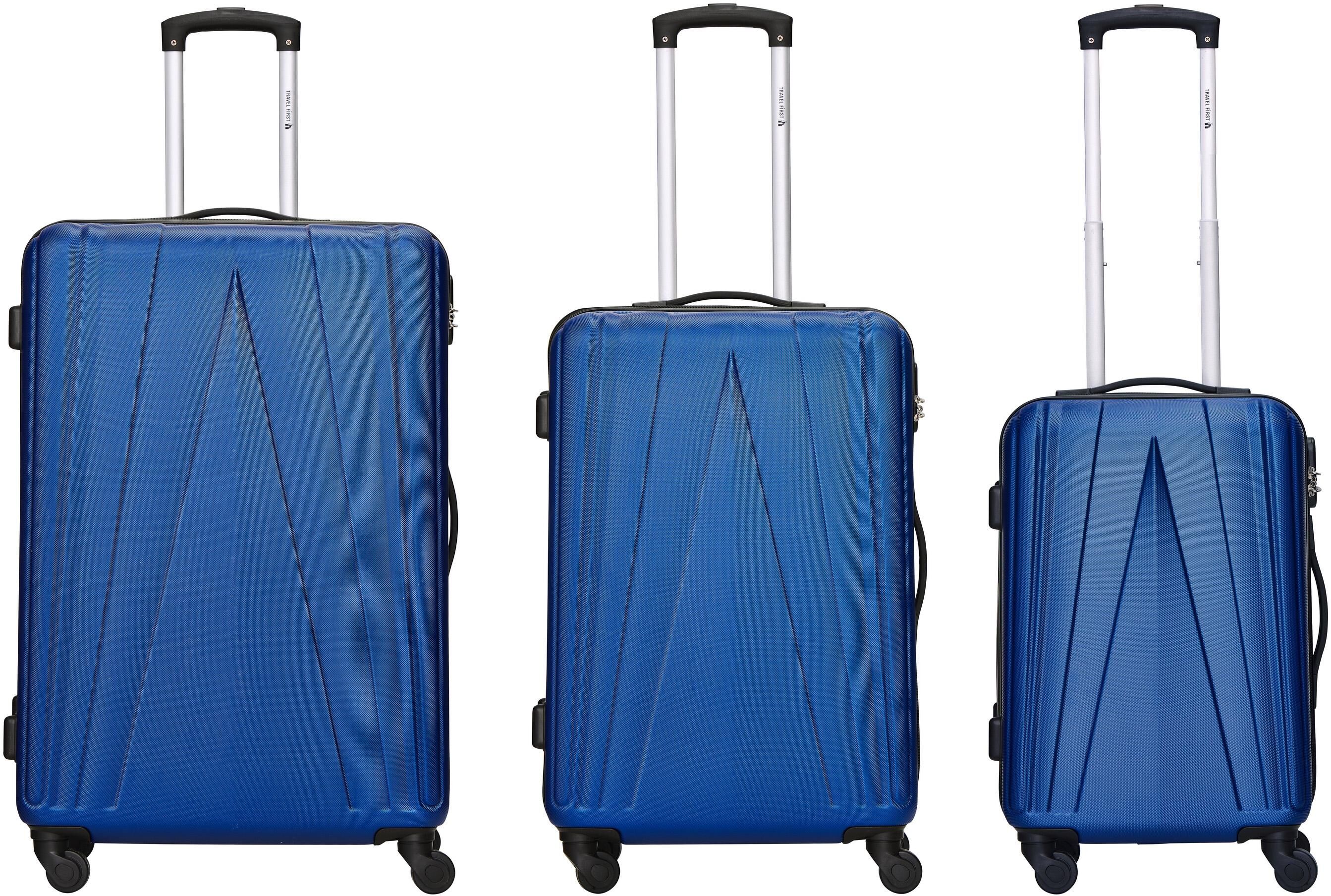 Travel First Trolleyset »Spacestar«, (Set, 3 tlg.) blau