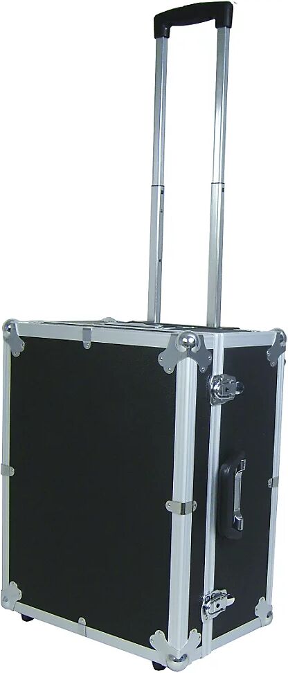 VISO Transportbox, gepolstert mit zwei Rollen und ausziehbarem Trolleygriff LxBxH 450 x 350 x 210 mm