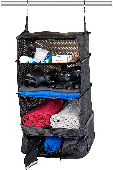 Xcase XL-Koffer-Organizer, Packwürfel zum Aufhängen, 30 x 64 x 30 cm