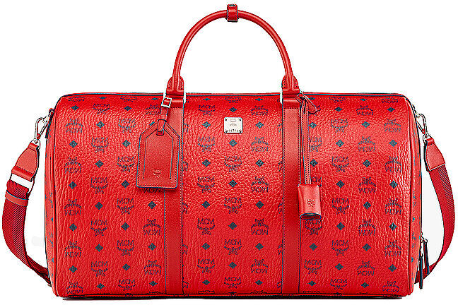 MCM Weekender Traveller Visetos  Candy Red rot   Damen   MMVAAVY02