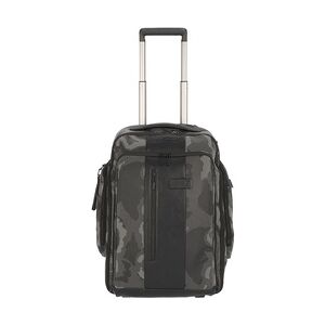 Piquadro Brief 2-Rollen Rucksacktrolley 53 cm Laptopfach Koffer & Trolleys Grau Herren