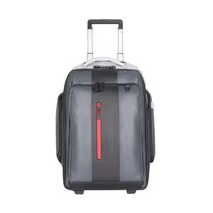 Piquadro Urban 2-Rollen Rucksacktrolley Leder 54 cm Laptopfach Koffer & Trolleys Grau Herren