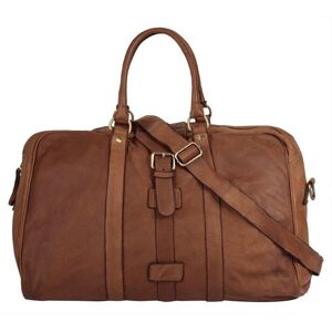 forty° Reisetasche Damen Leder, cognac